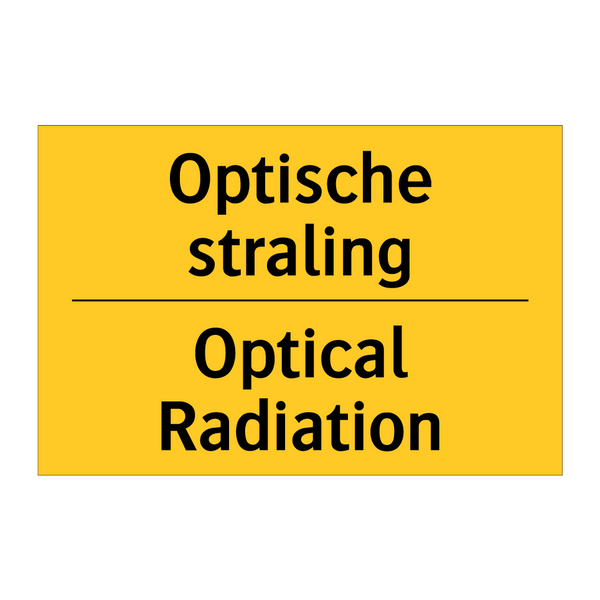 Optische straling - Optical Radiation