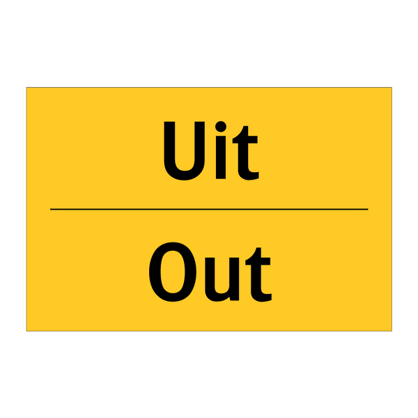 Uit - Out
