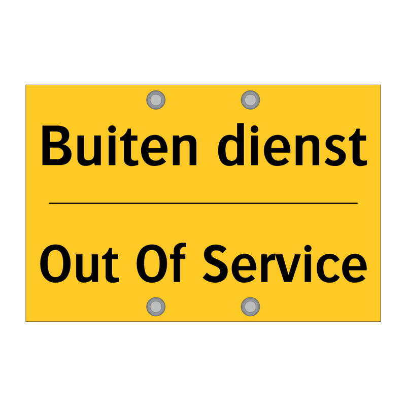 Buiten dienst - Out Of Service