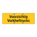 Voorzichtig Vorkheftrucks