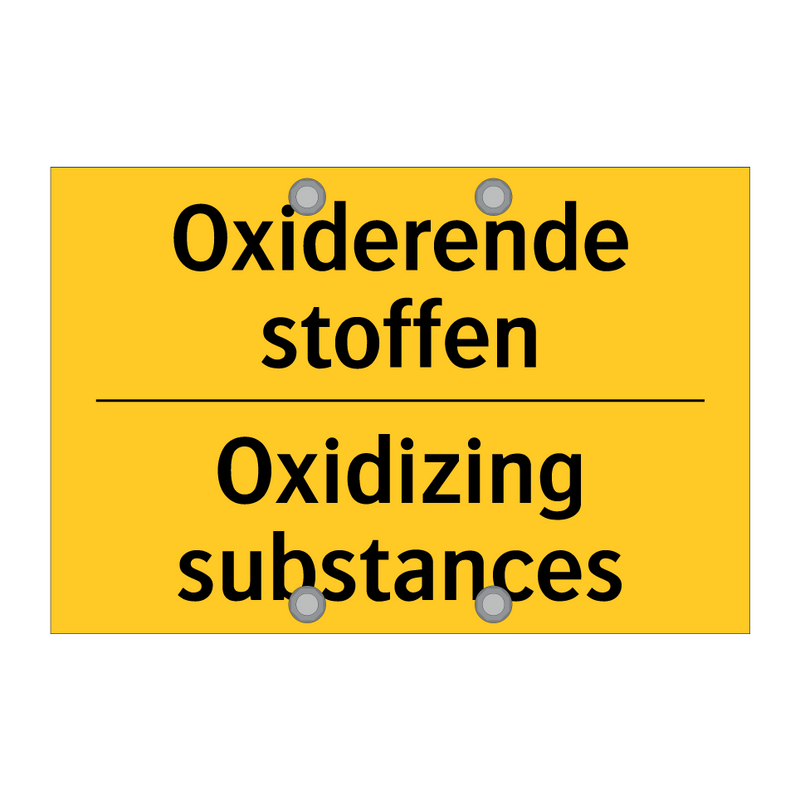 Oxiderende stoffen - Oxidizing substances