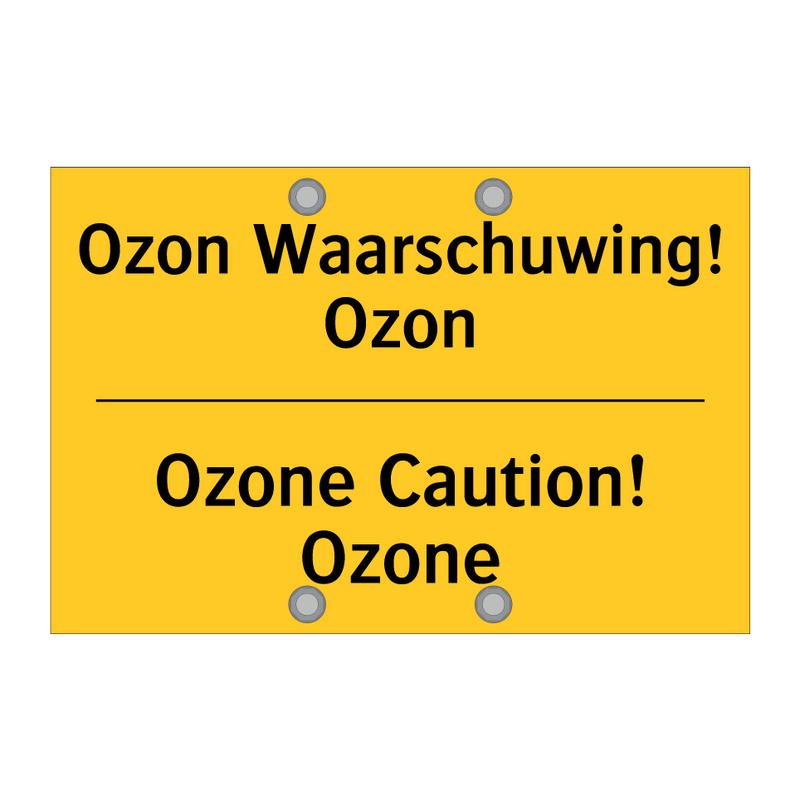 Ozon Waarschuwing! Ozon - Ozone Caution! Ozone