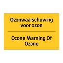 Ozonwaarschuwing voor ozon - Ozone Warning Of Ozone
