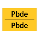Pbde