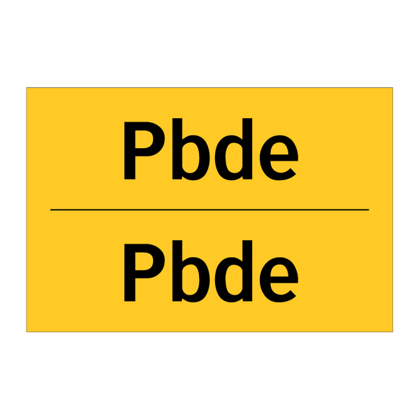 Pbde