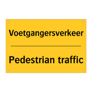 Voetgangersverkeer - Pedestrian traffic