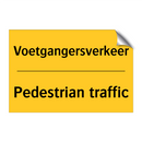 Voetgangersverkeer - Pedestrian traffic