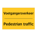 Voetgangersverkeer - Pedestrian traffic