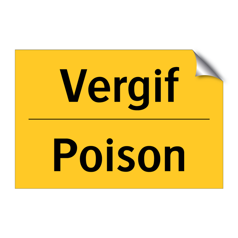 Vergif - Poison