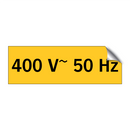 400 V~ 50 Hz