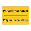 Polyurethaanafval - Polyurethane waste