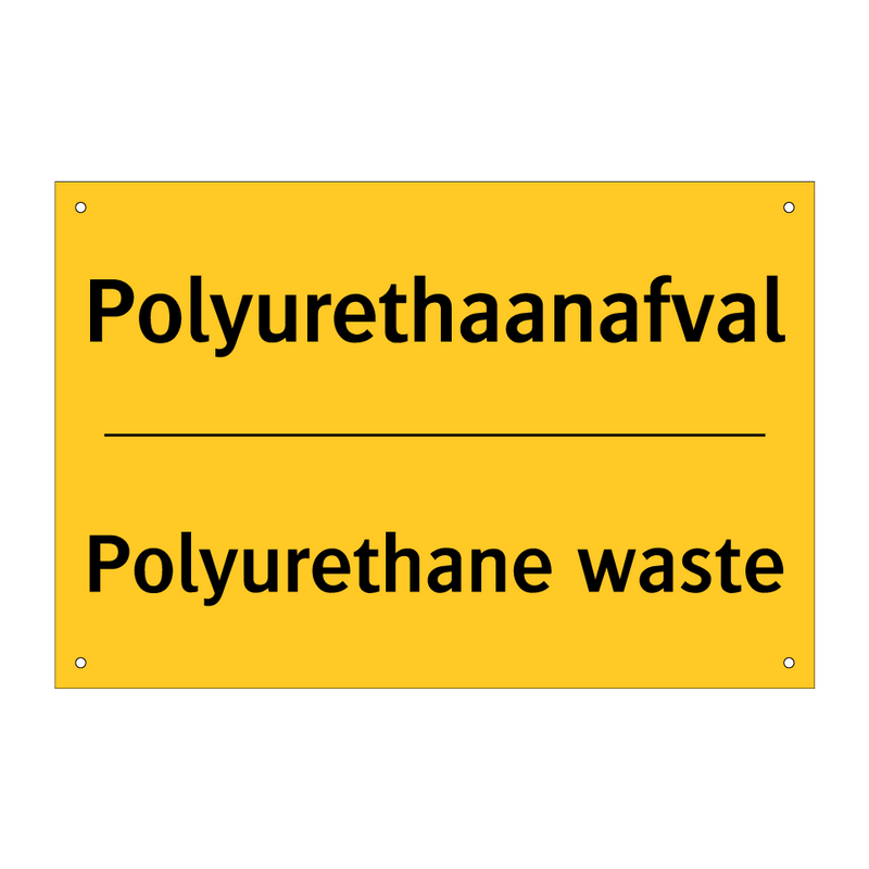 Polyurethaanafval - Polyurethane waste