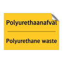 Polyurethaanafval - Polyurethane waste