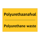 Polyurethaanafval - Polyurethane waste