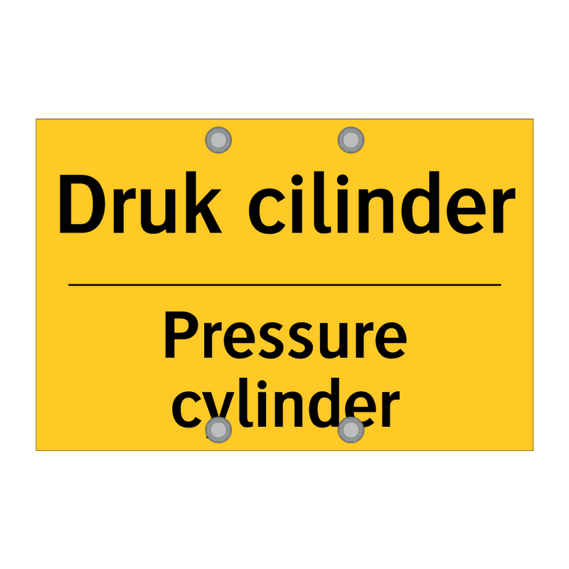Druk cilinder - Pressure cylinder