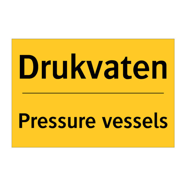 Drukvaten - Pressure vessels