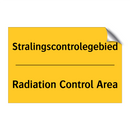 Stralingscontrolegebied - Radiation Control Area