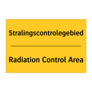 Stralingscontrolegebied - Radiation Control Area