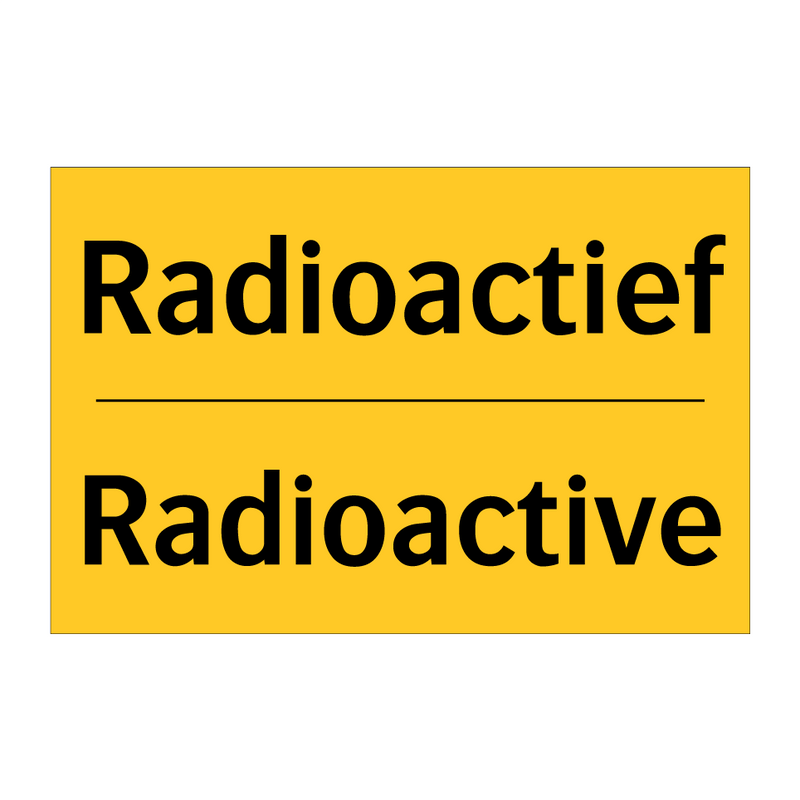 Radioactief - Radioactive