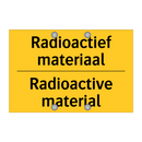 Radioactief materiaal - Radioactive material