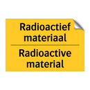 Radioactief materiaal - Radioactive material