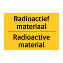 Radioactief materiaal - Radioactive material