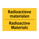 Radioactieve materialen - Radioactive Materials