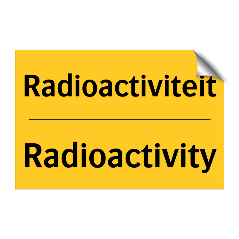 Radioactiviteit - Radioactivity