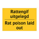 Rattengif uitgelegd - Rat poison laid out