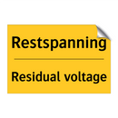 Restspanning - Residual voltage