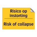 Risico op instorting - Risk of collapse