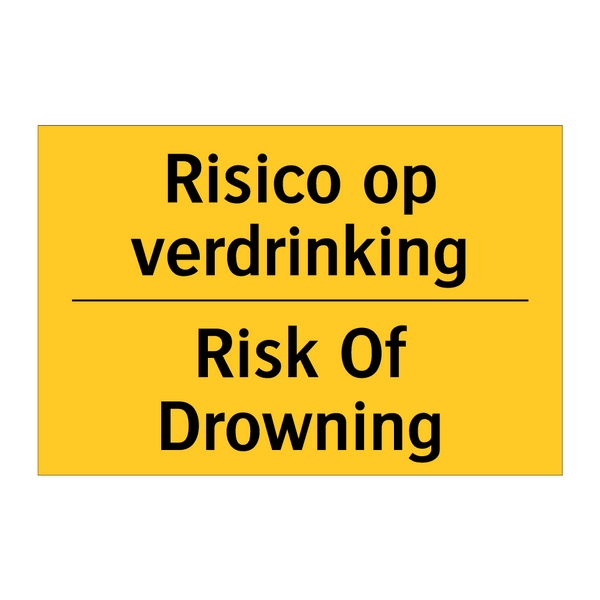 Risico op verdrinking - Risk Of Drowning