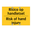 Risico op handletsel - Risk of hand injury