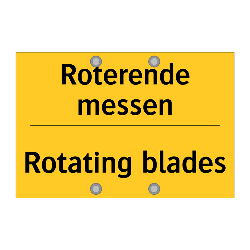 Roterende messen - Rotating blades