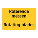 Roterende messen - Rotating blades