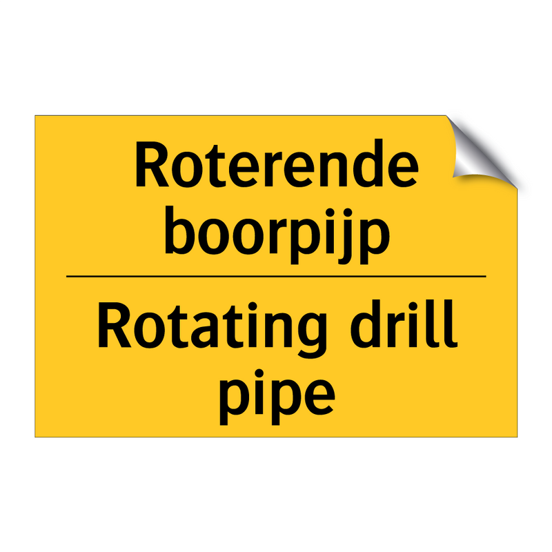 Roterende boorpijp - Rotating drill pipe