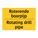 Roterende boorpijp - Rotating drill pipe