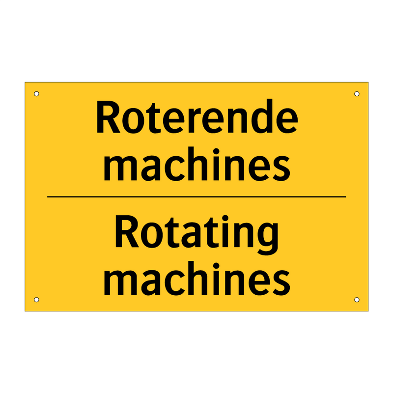 Roterende machines - Rotating machines