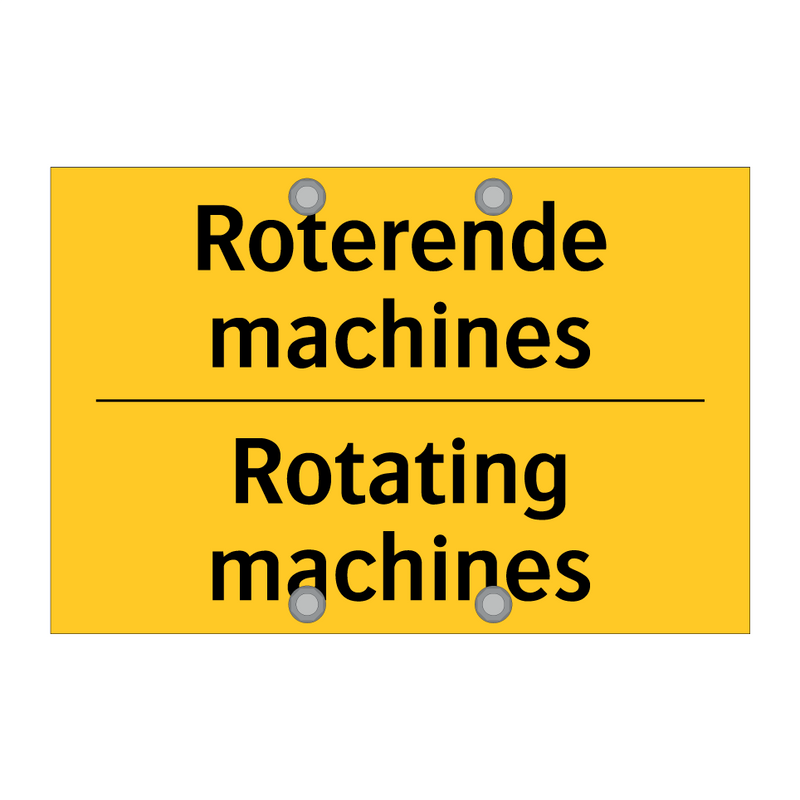 Roterende machines - Rotating machines