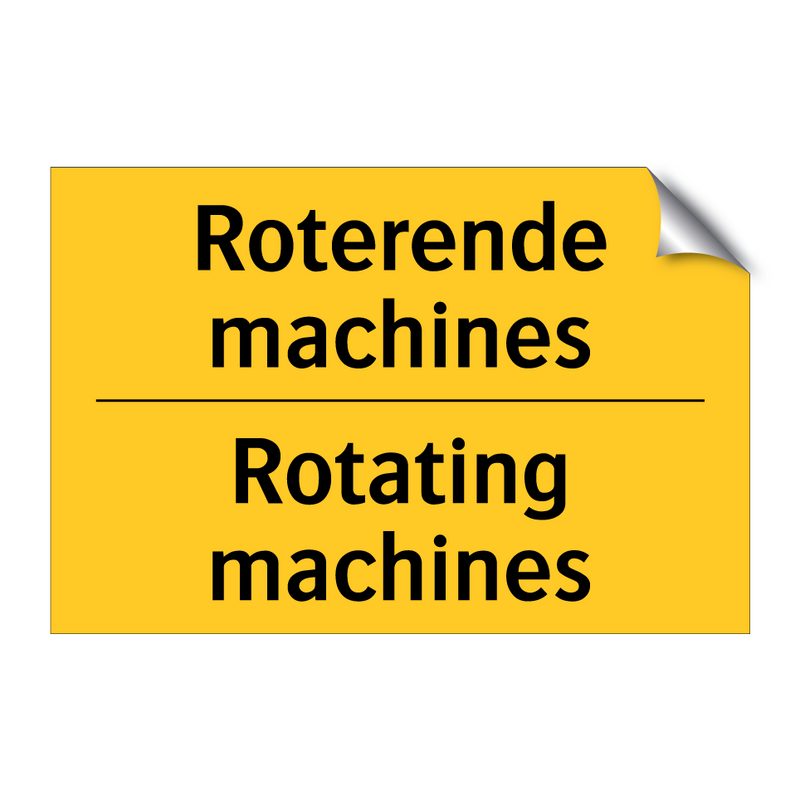 Roterende machines - Rotating machines