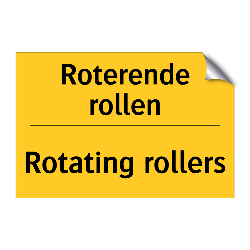 Roterende rollen - Rotating rollers