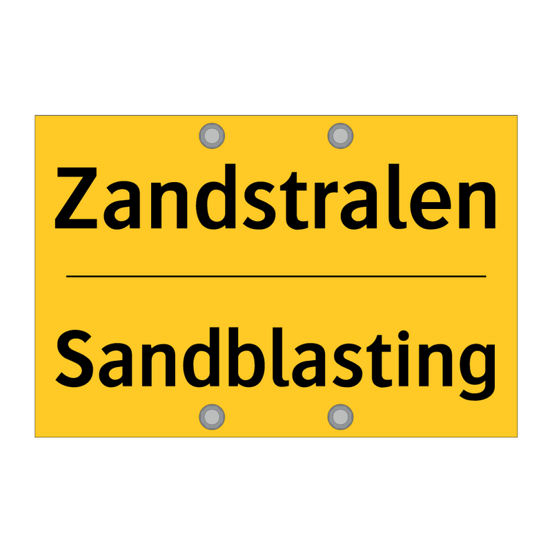 Zandstralen - Sandblasting