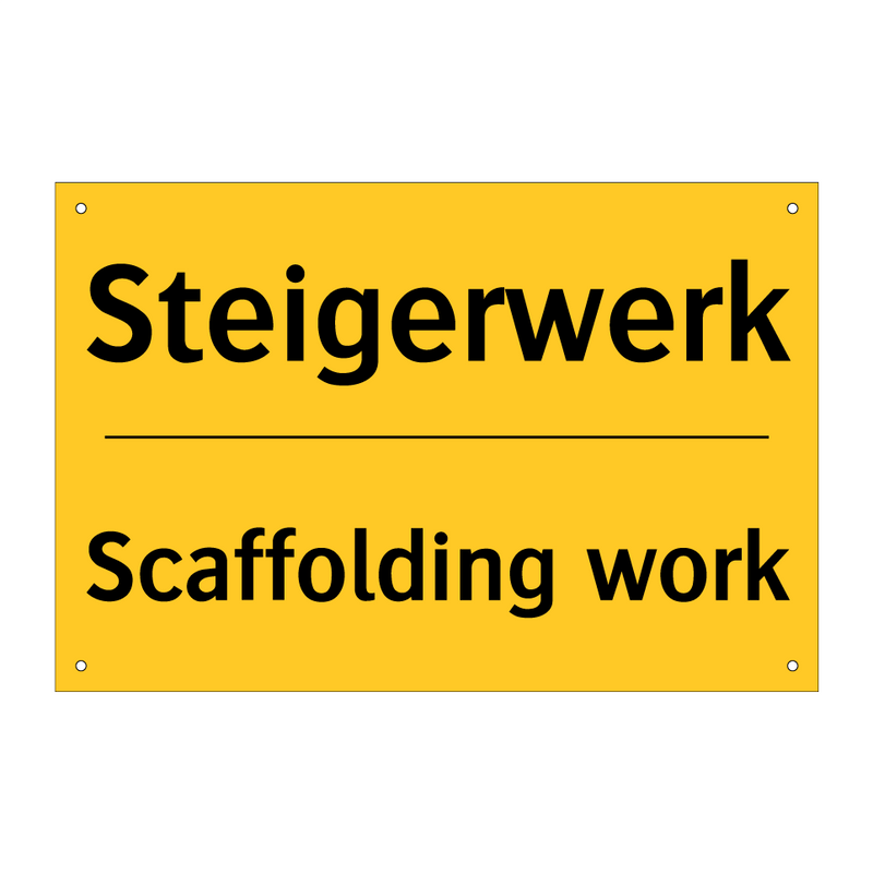 Steigerwerk - Scaffolding work