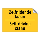 Zelfrijdende kraan - Self-driving crane