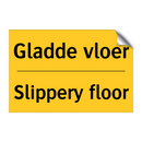 Gladde vloer - Slippery floor