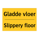 Gladde vloer - Slippery floor