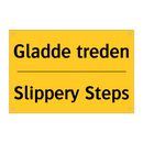 Gladde treden - Slippery Steps