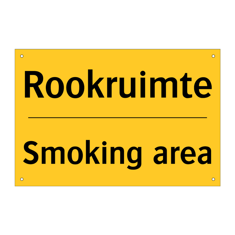 Rookruimte - Smoking area