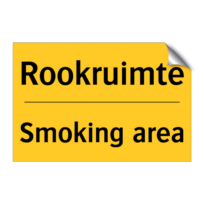 Rookruimte - Smoking area