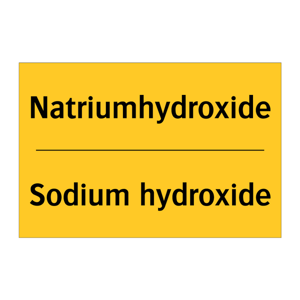 Natriumhydroxide - Sodium hydroxide